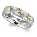 18ct Gold & Silver Duo Ring