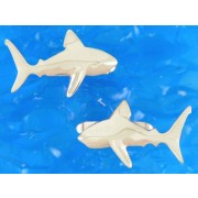 9ct Gold Great White Cufflinks