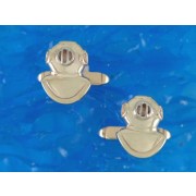 9ct Gold Divers Helmet Cufflinks