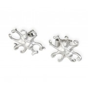 Silver Octopus Earrings