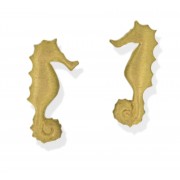 9ct Yellow Gold Seahorse Earrings