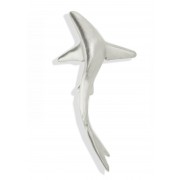 Silver 3D Blue Shark Pendant
