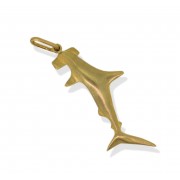 9ct Gold Hammerhead Shark Pendant