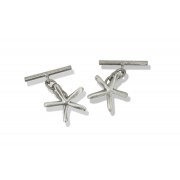 Silver Starfish Cufflinks