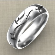Silver Schooling Hammerhead Ring