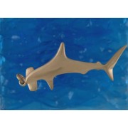 Gold Hammerhead Pendant