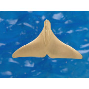 18ct Yellow Gold Sperm Whale Tail Pendant