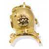 18ct Yellow Gold Divers Helmet