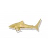 9ct Gold Blue Shark Pendant