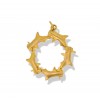 9ct Yellow Gold Hammerhead Ring Pendant