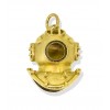 9ct Gold Divers Helmet Pendant