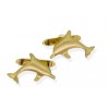 9ct Gold Dolphin Cufflinks