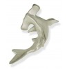 Silver 3D Hammerhead Shark Pendant