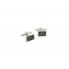 Silver Schooling Hammerhead Shark Cufflink