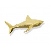 9ct Gold Great White Shark Pendant