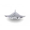 Platinum and Diamond Manta Ray Pendant