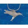 Silver Penguin on Snake Chain Necklace