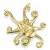 Silver Octopus Earrings
