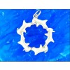 Silver Hammerhead Shark Ring Pendant