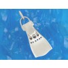 Silver Divers Fin Pendant with Carabina 