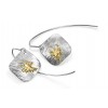 18ct Gold & Silver Octopus Earrings