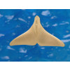 18ct Yellow Gold Sperm Whale Tail Pendant