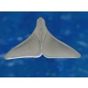 Silver Sperm Whale Tail Pendant