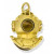 18ct Yellow Gold Divers Helmet