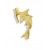 9ct Gold 3D Hammerhead Pendant
