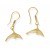 9ct Yellow Gold Dolphin Earrings