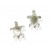 Silver Tiny Turtle Stud Earrings