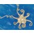 18ct yellow Gold and Diamond Octopus on a Hayseed Chain