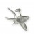 Silver Thresher Shark Pendant 
