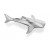 Silver Whale Shark Pendant