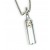 18ct Gold & Silver Tank & Starfish Duo Pendant on Snake Chain Necklace